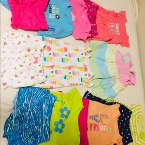 Lot of clothing sizes 6 9 12 month Gymboree carter